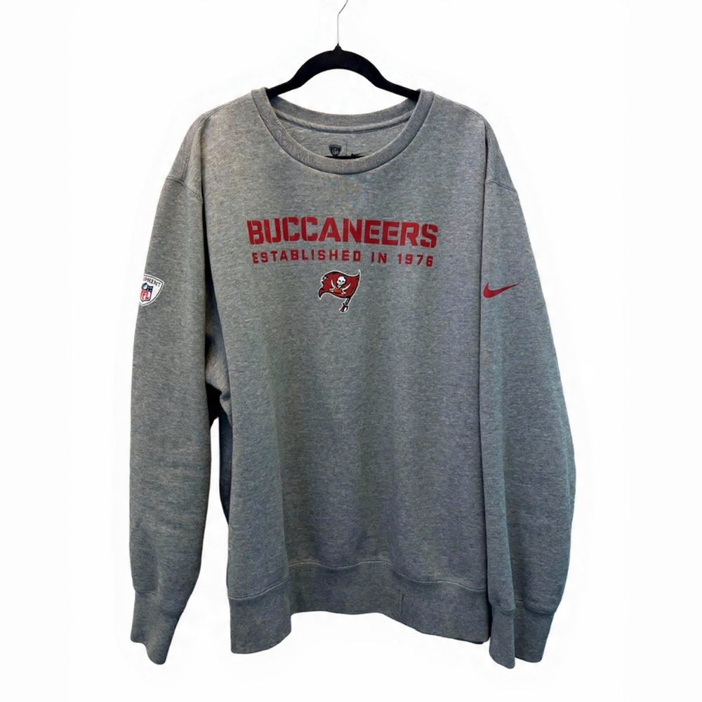 MENS SIZE XXL NIKE TAMPA BAY BUCCANEERS CLUB CREW SWEATSHIRT